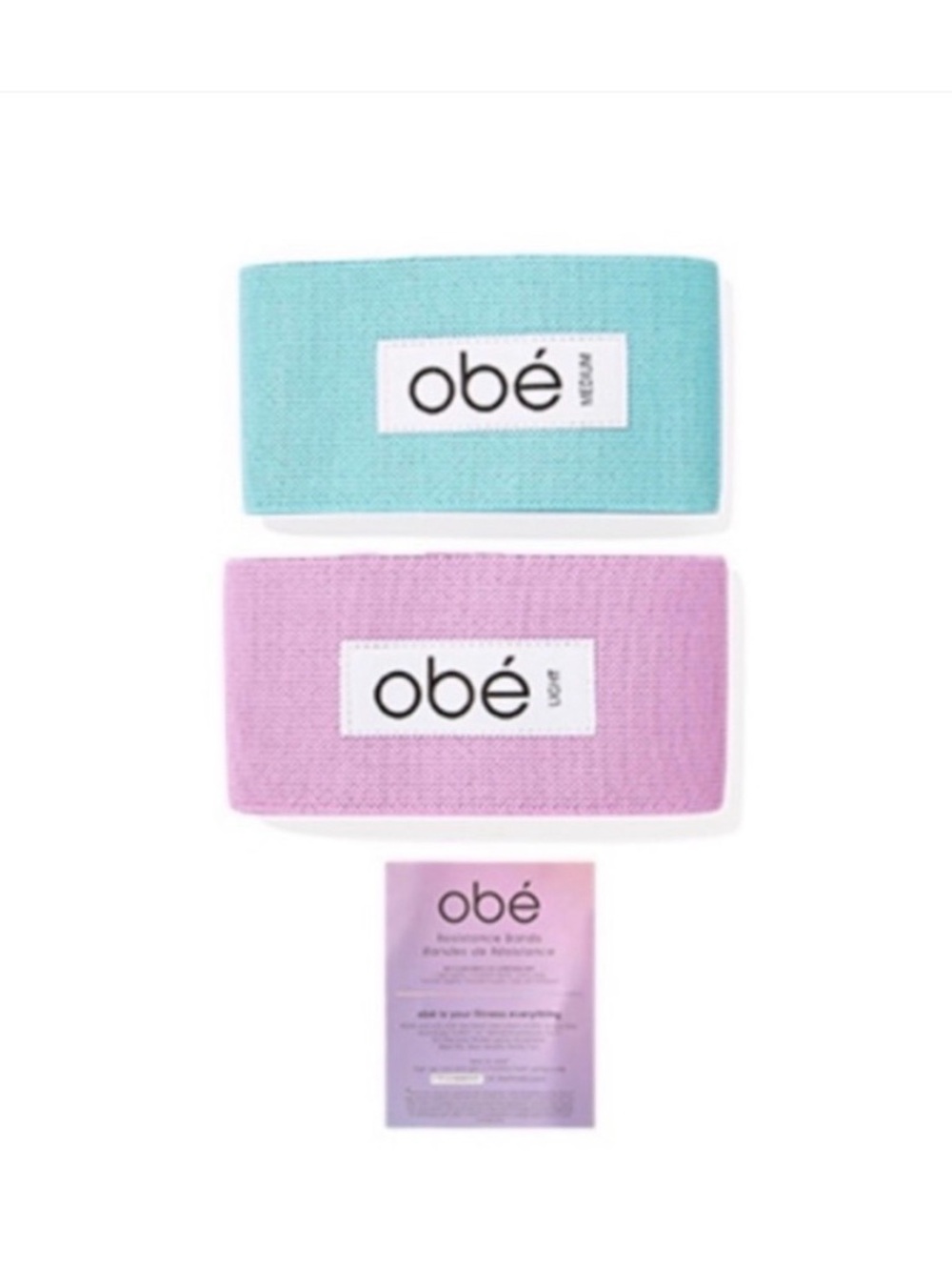 OBE resistance band - set of 2